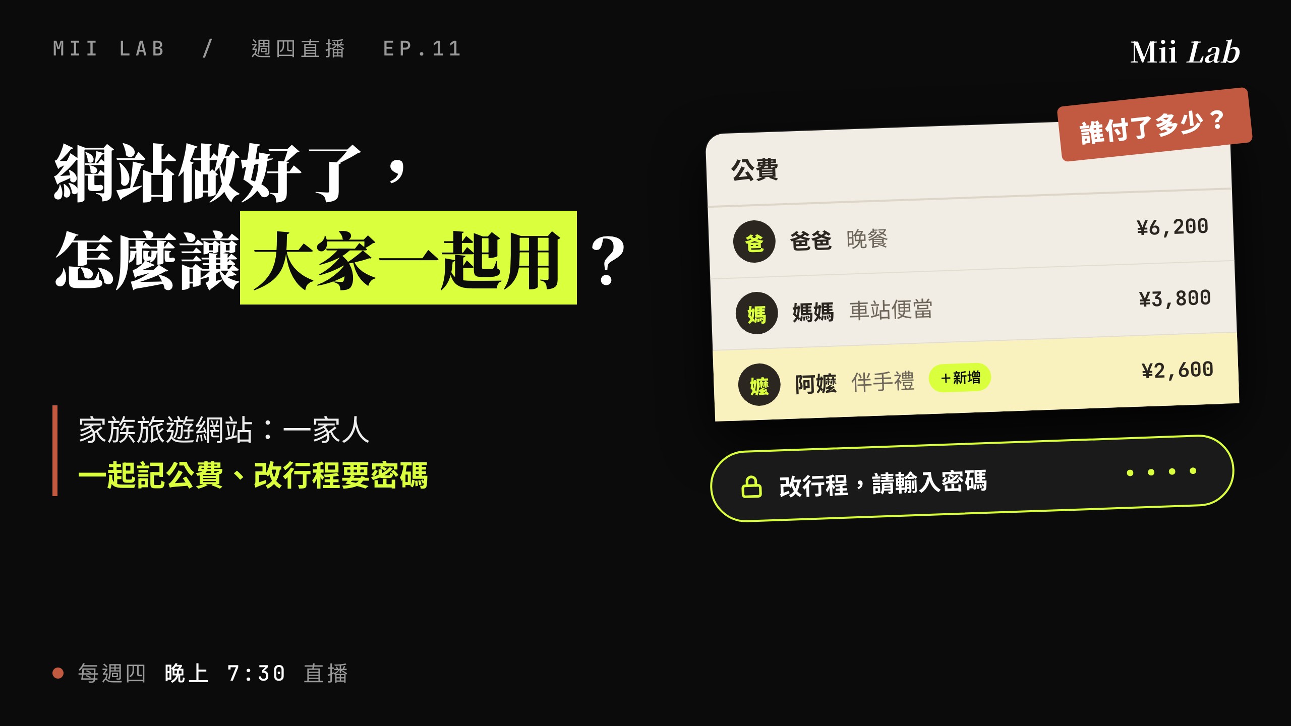 網站做好了，怎麼讓大家一起用？EP.11 直播封面圖